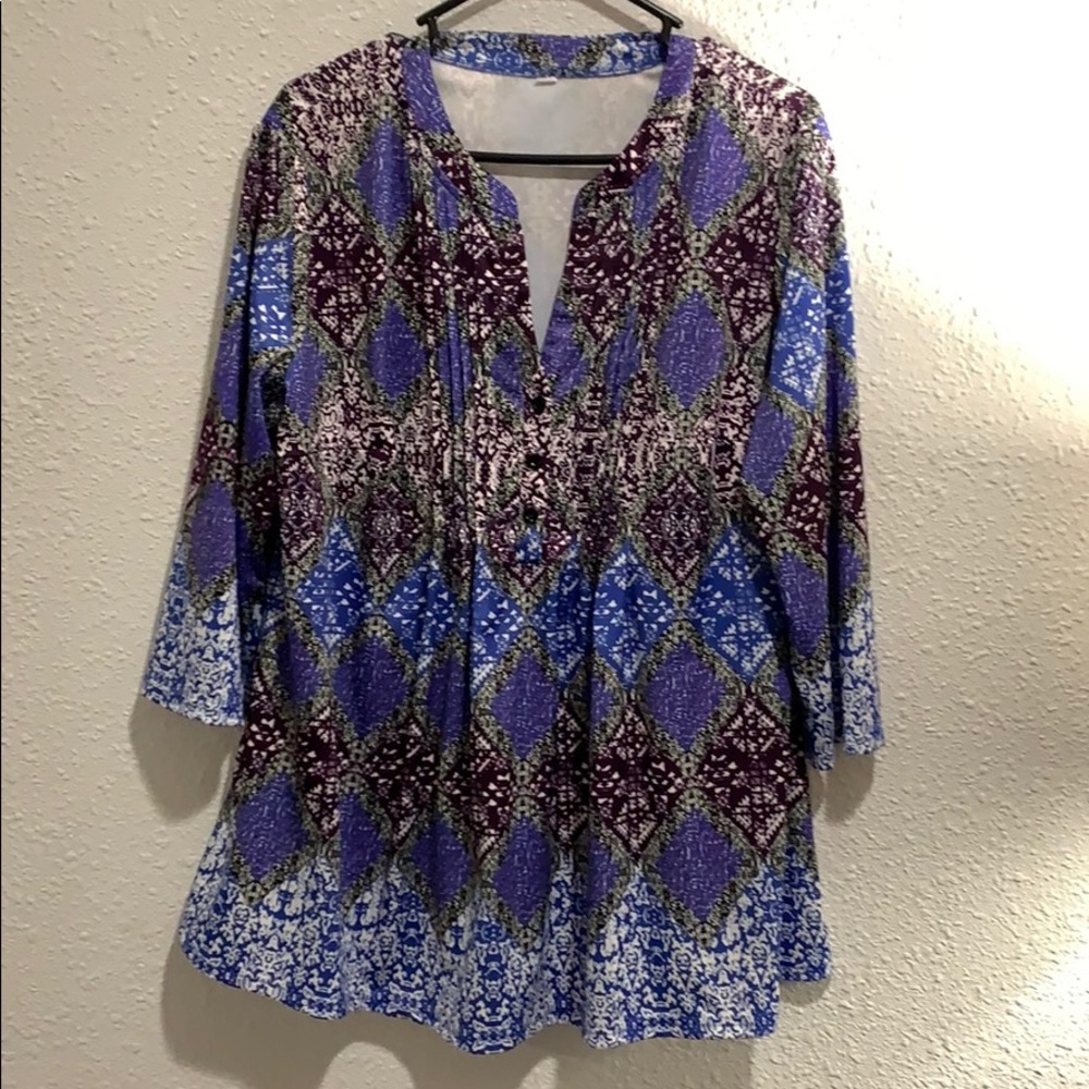 Women’s career casual blouse 2X